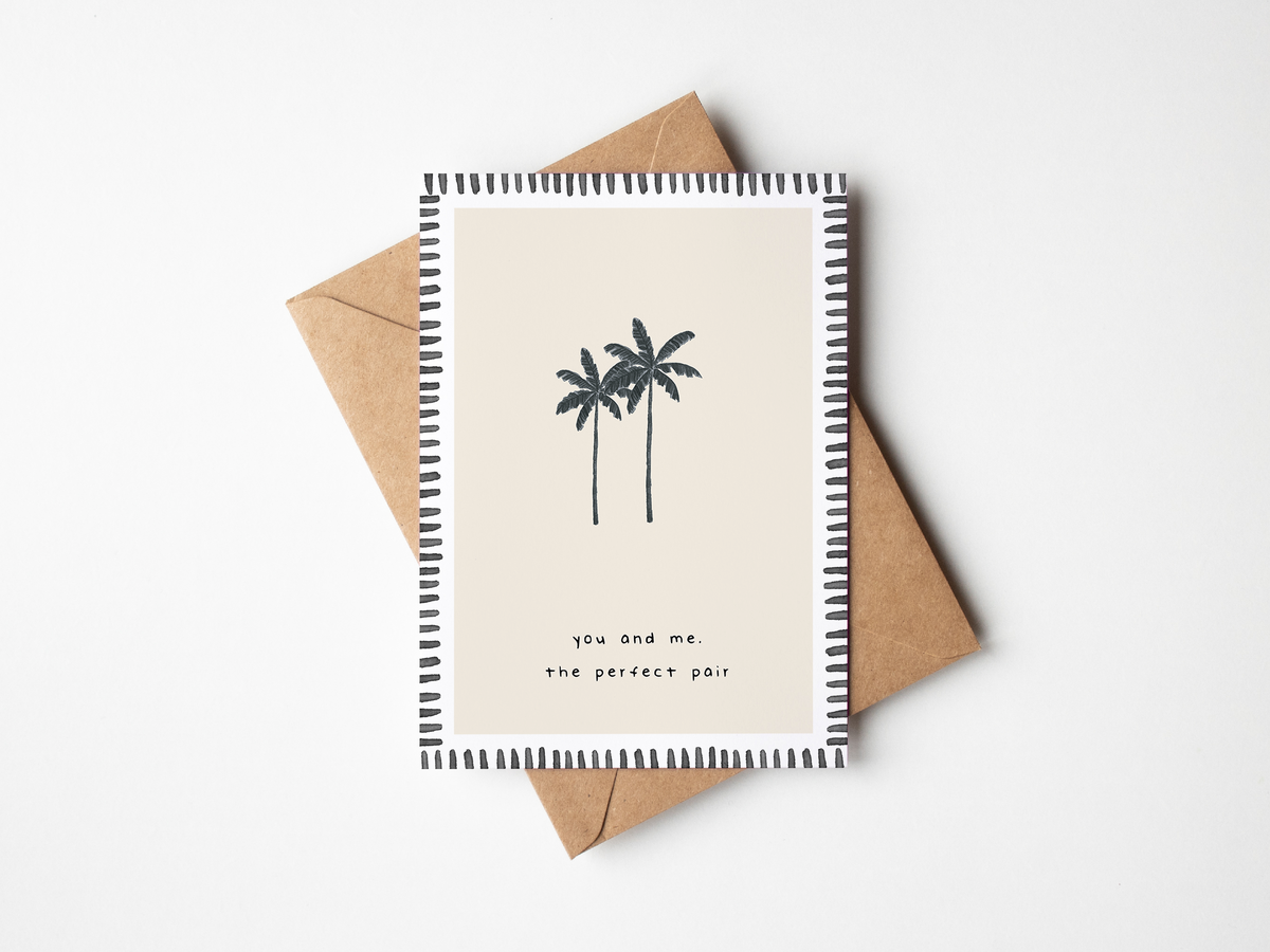The Perfect Pair greeting card by Harvey-Walker Studio