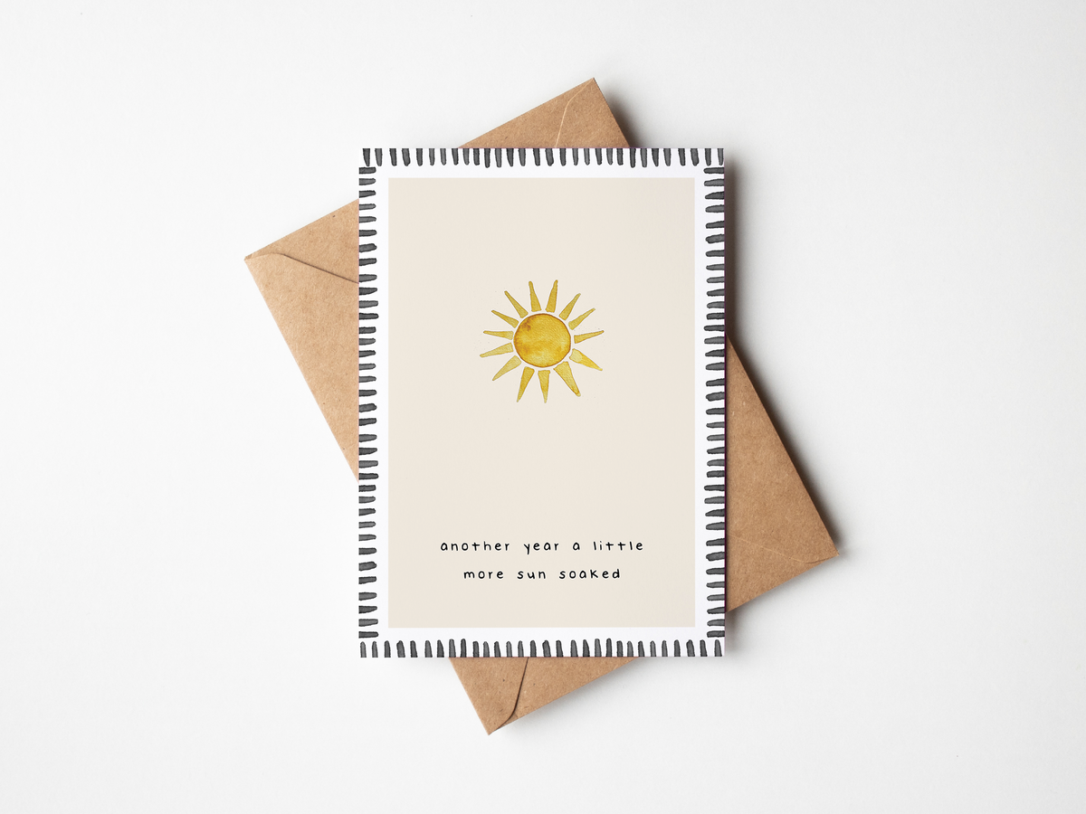 Sun Soaked greeting card by Harvey-Walker Studio