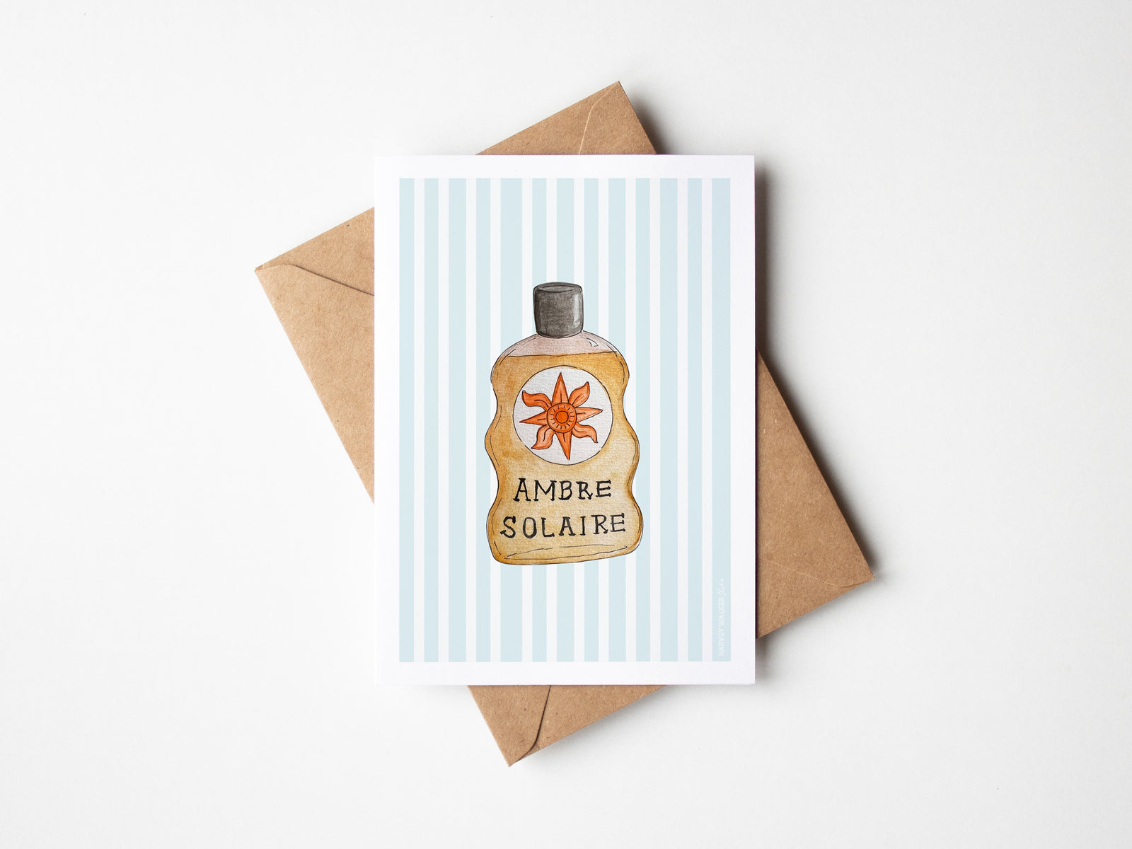 Ambre Solaire_ Greeting Card | Harvey Walker Studio