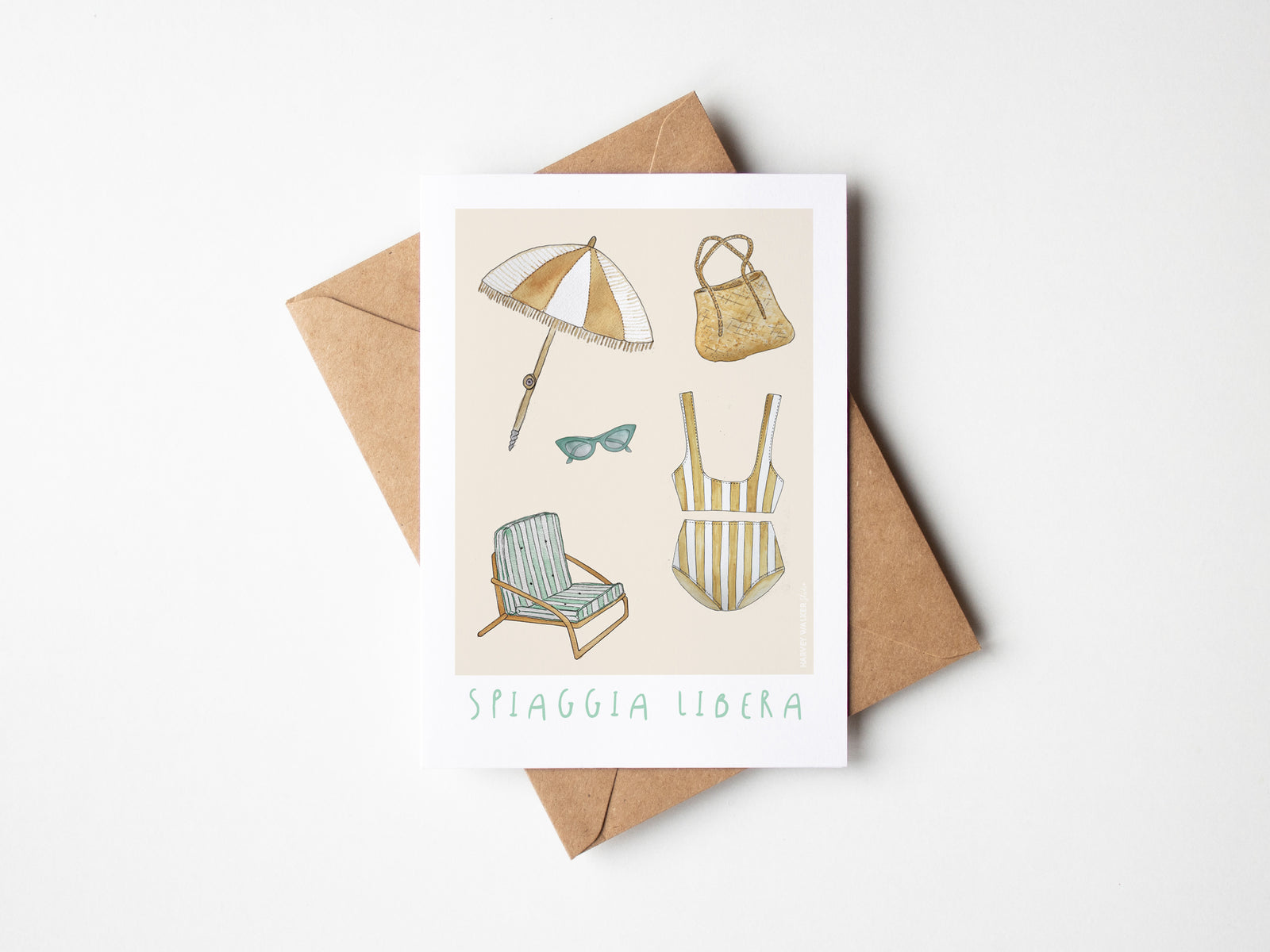 Summers Day_ Greeting Card | Harvey Walker Studio