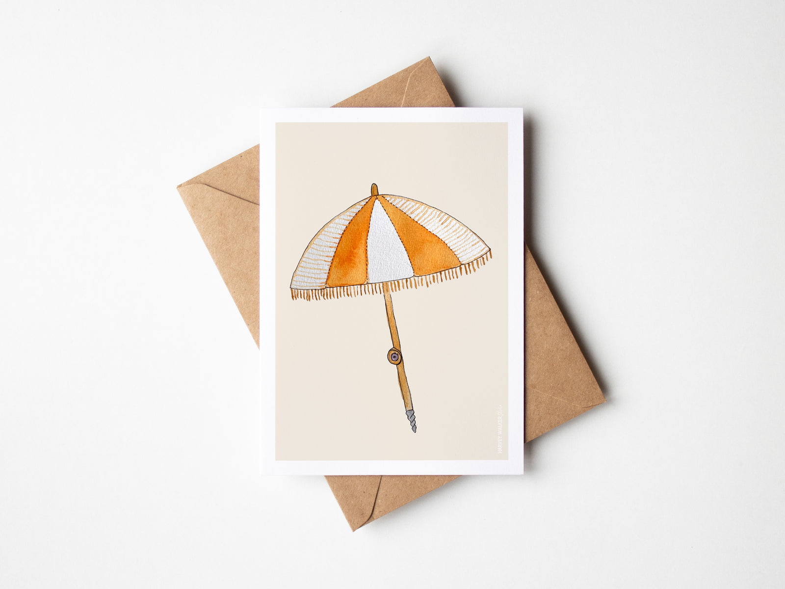 Umbrella_ Greeting Card | Harvey Walker Studio