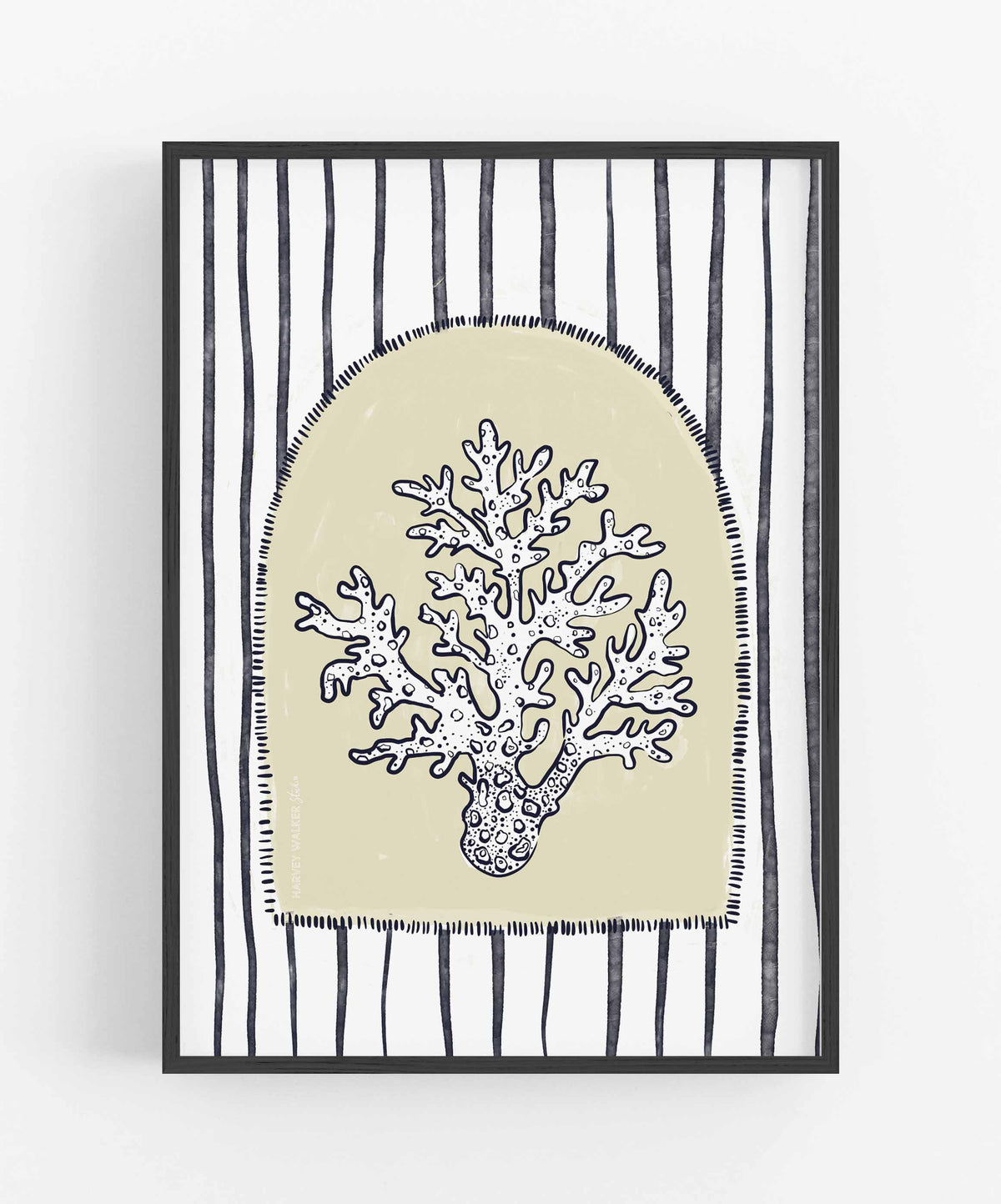 FINGER CORAL STRIPES - Fine Art Print