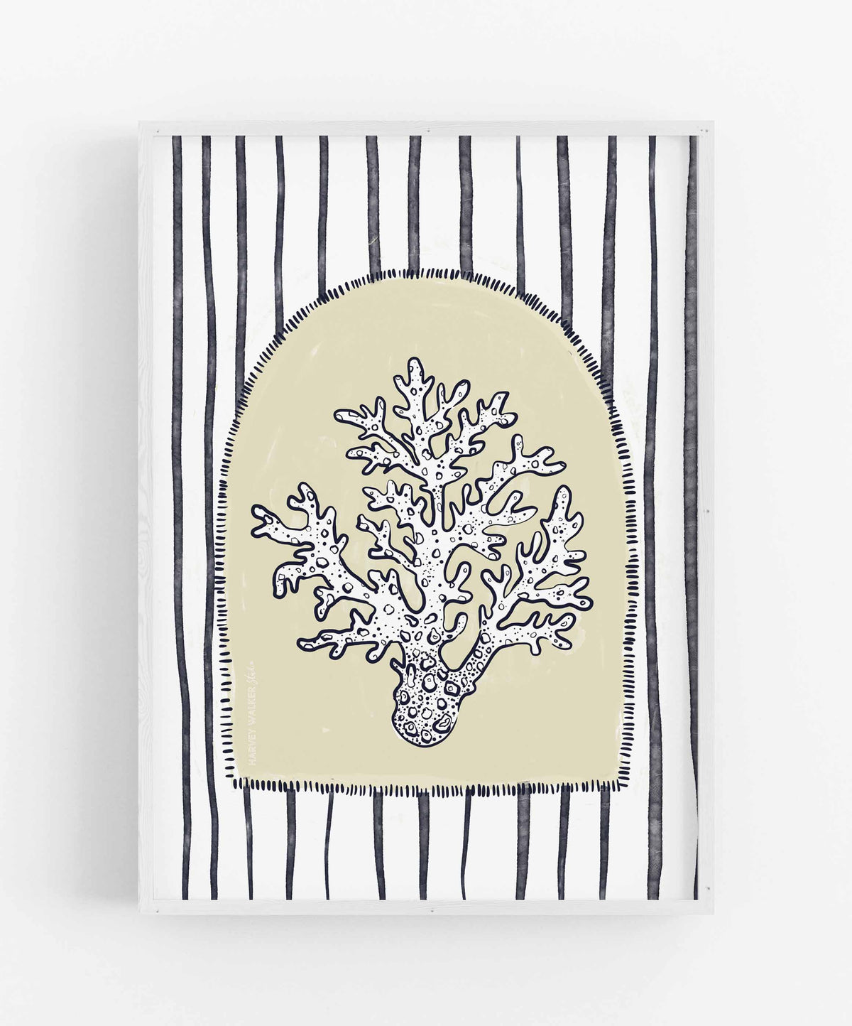 FINGER CORAL STRIPES - Fine Art Print