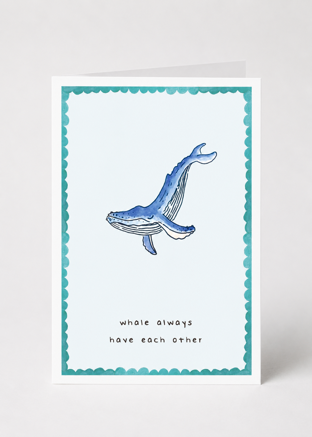 Greeting Card - Whale always have each other