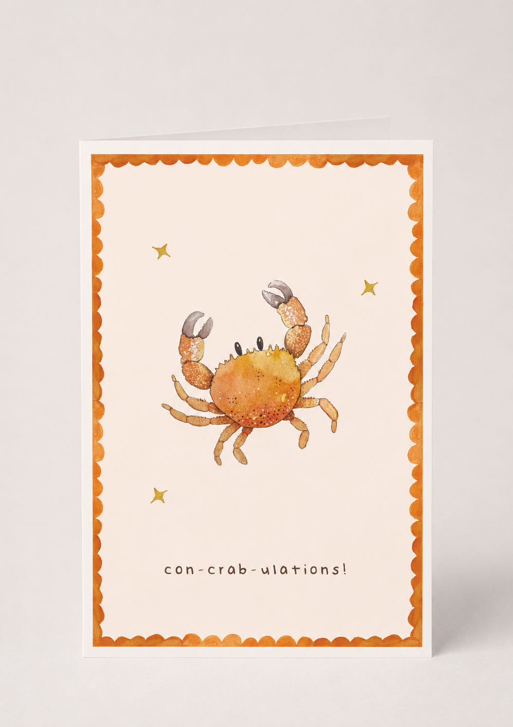 Greeting Card - Con-Crab-ulations