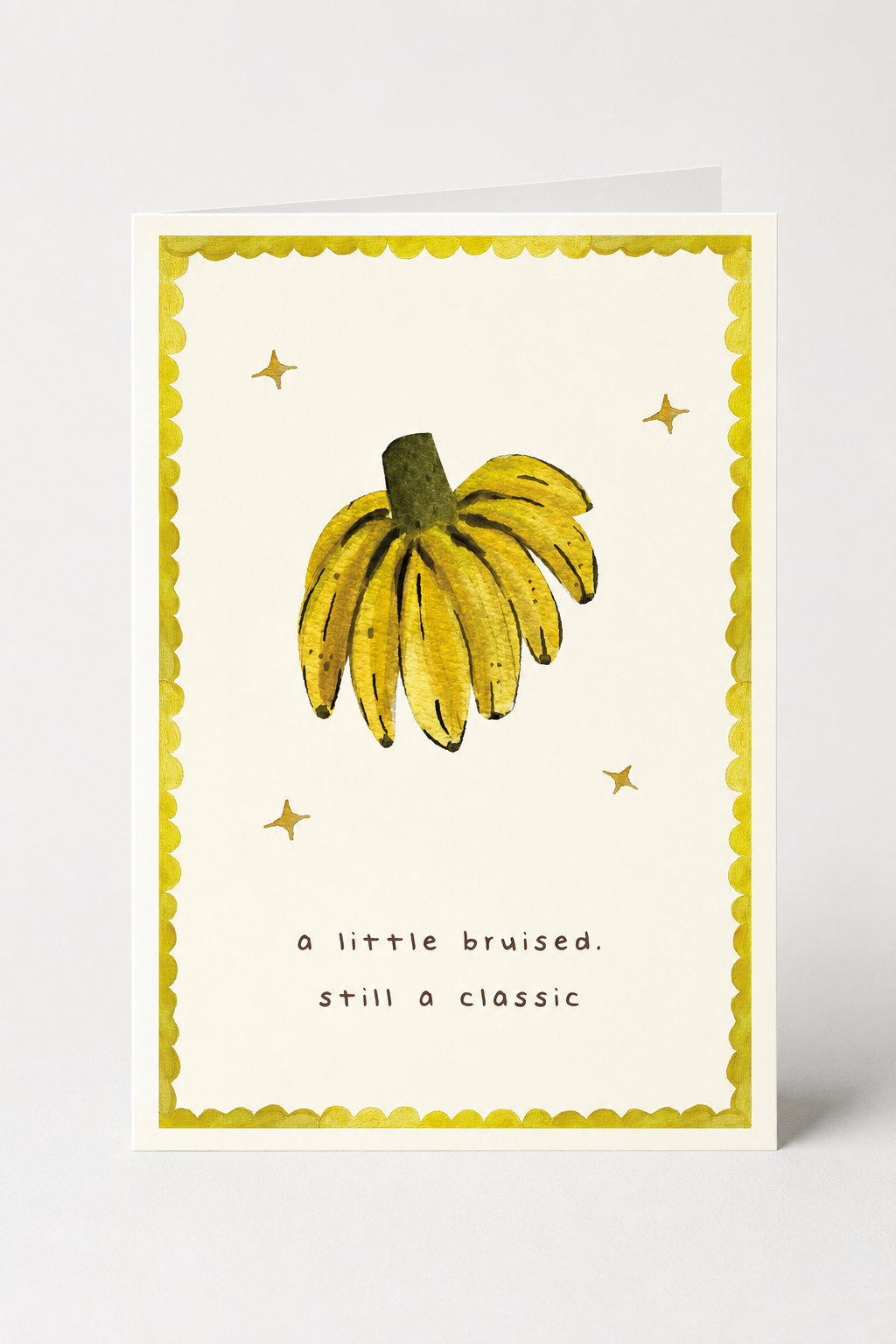 Greeting Card - Bit Bruised, Still A Classic