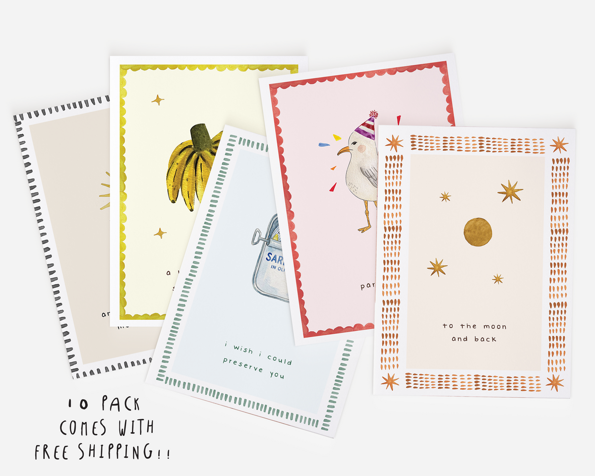 Greeting Card Mixed Bundle - 10 Pk + FREE SHIPPING