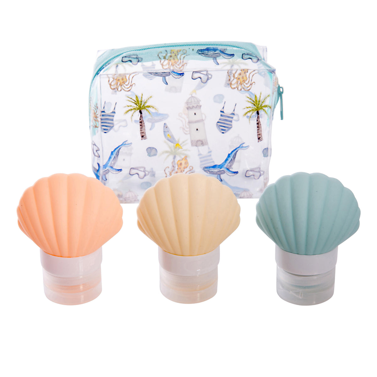 Shell Travel Bottles
