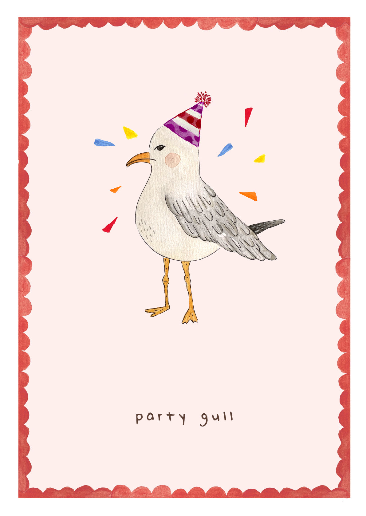 Greeting Card - Party Gull
