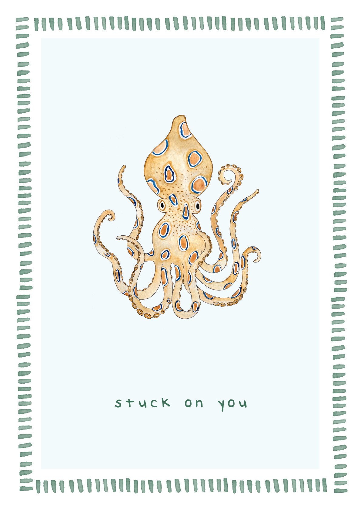 Greeting Card - Stuck On You