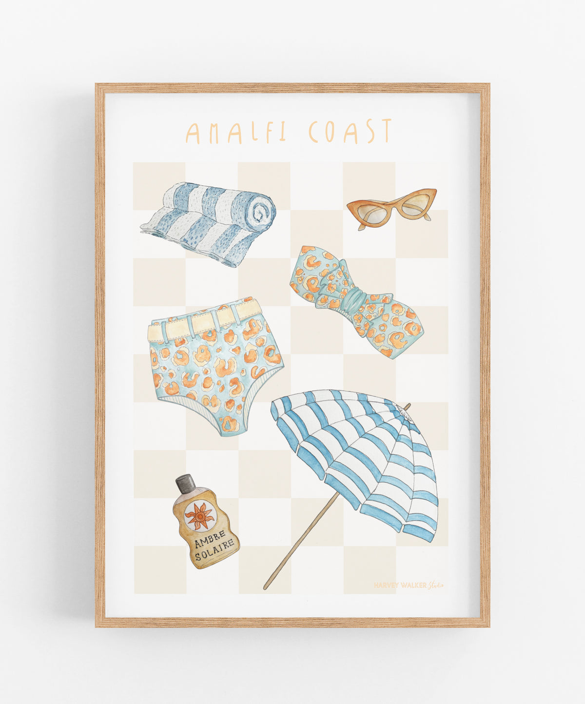 AMALFI COAST_ BEACH DAY - Fine Art Print