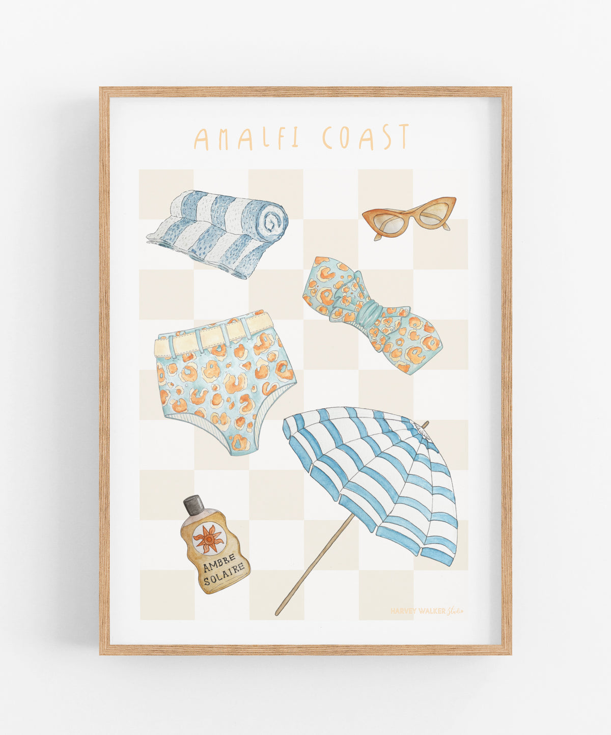 AMALFI COAST_ BEACH DAY - Fine Art Print