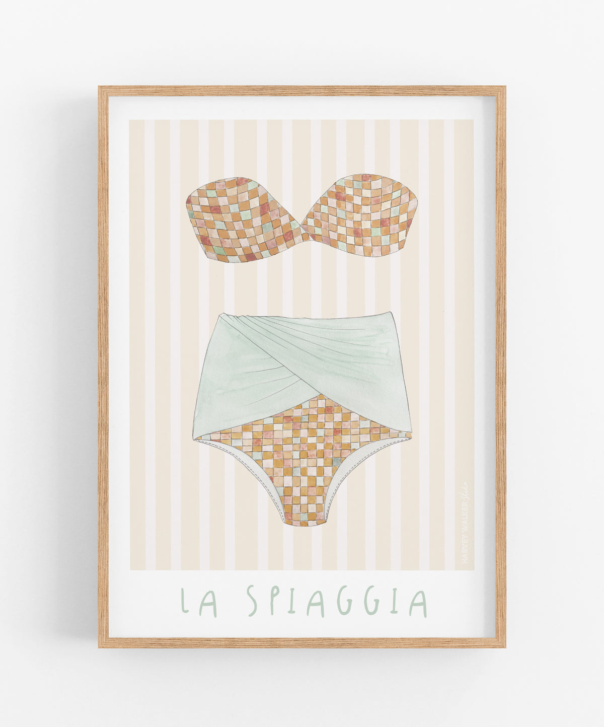 LA SPIAGGIA _ ORANGE - Fine Art Print