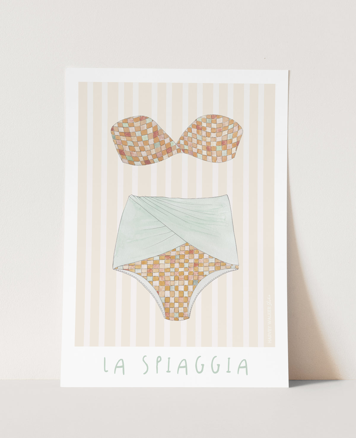 LA SPIAGGIA _ ORANGE - Fine Art Print