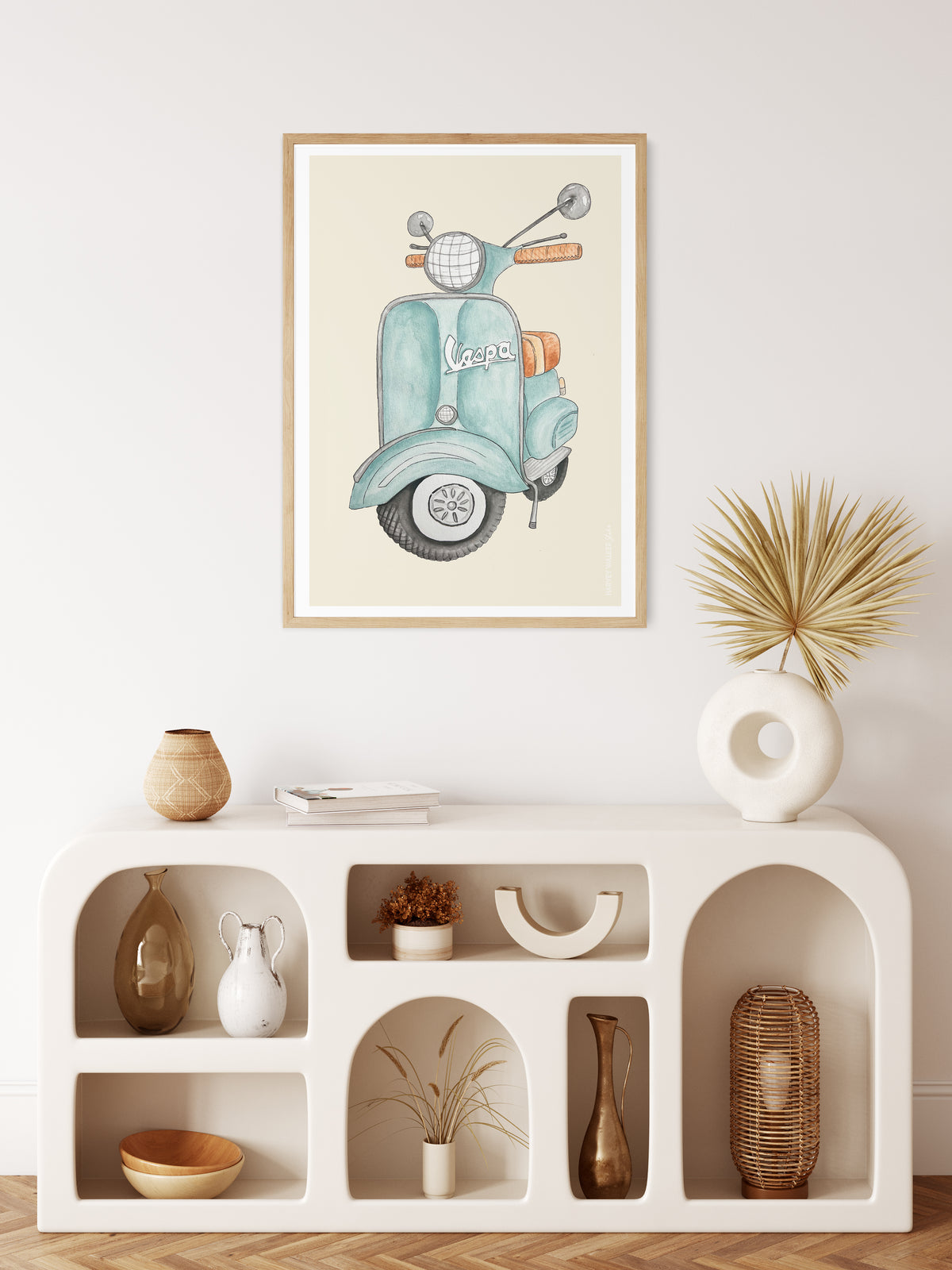 VESPA_BLUE - Fine Art Print