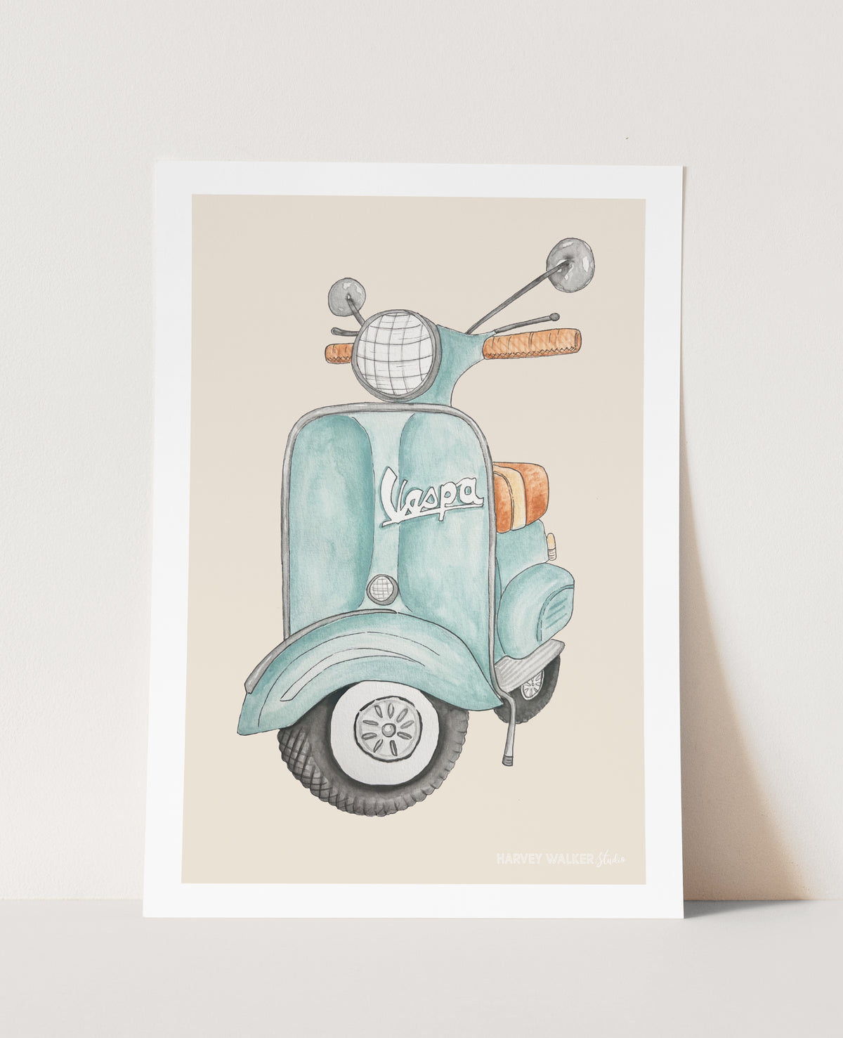 VESPA_BLUE - Fine Art Print