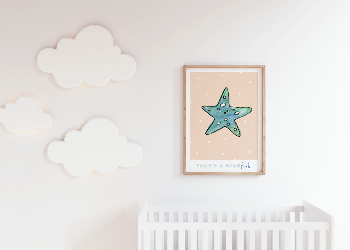 Starfish- Coral - Fine Art Print