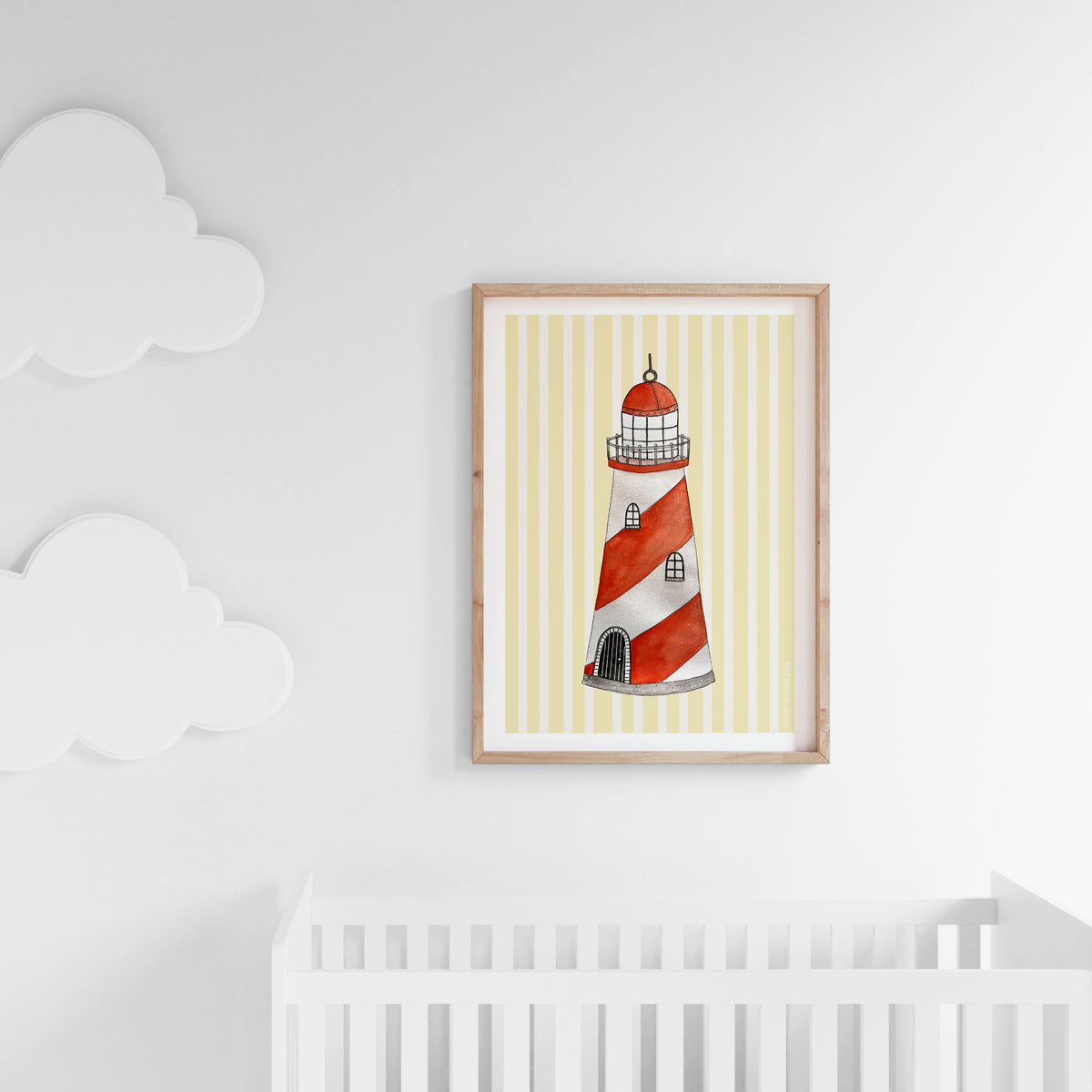 LIGHTHOUSE STRIPE- Fine Art Print