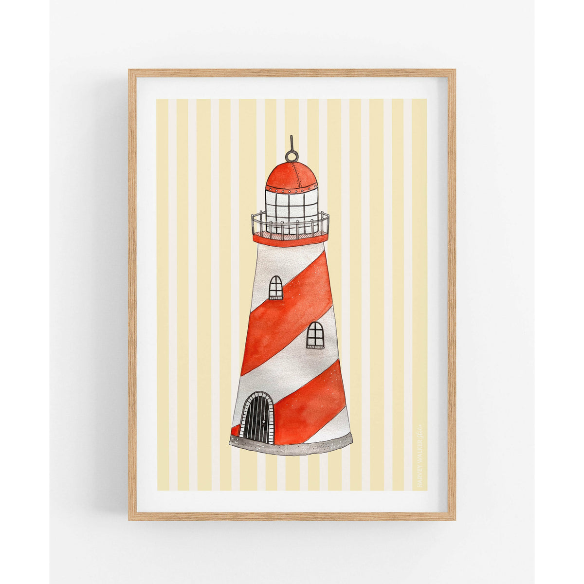 LIGHTHOUSE STRIPE- Fine Art Print