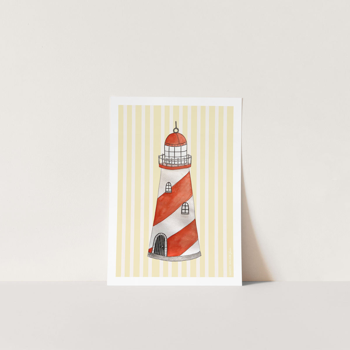 LIGHTHOUSE STRIPE- Fine Art Print